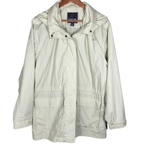 PACIFIC TRAIL Outdoor Wear Light Green Performance Jacket Coat SZ L Hooded